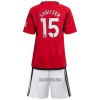 Camisola + Calções Manchester United Sabitzer 15 Criança Equipamento 1ª 23/24